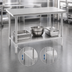 Thumbnail image #4 for Advance Tabco 84-Inch x 24-Inch Flat Top Stainless Steel Work Table with Adjustable Undershelf