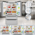 Thumbnail image #4 for KoolMore 22.5 Cu. Ft. French Door Refrigerator with Bottom Freezer, Stainless Steel