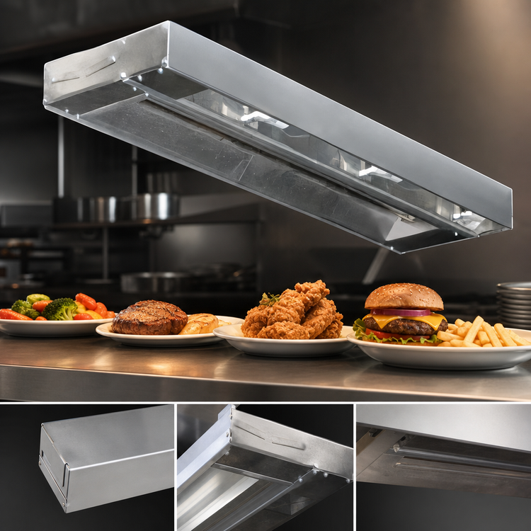 Product image #4 for Eagle RedHots 42-Inch Single High-Watt Unlighted Rod-Type Strip Heat Lamp with Remote, 120V