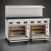 Thumbnail image #4 for Wolf Challenger XL 72-Inch Commercial Gas Range with 12 Open Burners and 2 Standard Ovens