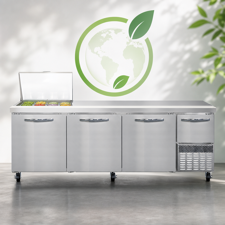 Product image #4 for Continental Refrigerator RA93N12M 93" Mighty Top Refrigerated Sandwich Unit with 12 Pans