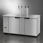Thumbnail image #4 for Hoshizaki DD69-S Direct-Draw Draft Beer Cooler, 3 Half-Keg Capacity, 2 Stainless Steel Towers, 3 Faucets, 69.5" Wide