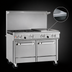 Thumbnail image #4 for Southbend Ultimate 48-Inch Commercial Gas Restaurant Range with 4 Burners, 24-Inch Griddle, and 2 Space Saver Ovens
