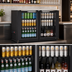 Thumbnail image #4 for Everest Refrigeration Two-Section Back Bar Refrigerator with 2 Glass Hinged Doors, 57-3/4 Inch Wide, 17.0 Cu. Ft.