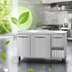 Thumbnail image #4 for Continental Refrigerator FA60SN 60-Inch Shallow Depth Worktop Freezer with Solid Doors