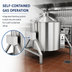 Thumbnail image #4 for Legion 40-Gallon Low-Rim Tilting Gas Steam Kettle, Self-Contained, Full Jacket