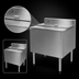 Thumbnail image #4 for Eagle 2200 Series 30 Inch Underbar Ice Bin/Cocktail Unit with Sliding Cover, 123 lb Capacity