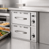 Thumbnail image #4 for Wells RWN-26 Built-In Narrow Two-Drawer Food Warming Drawer