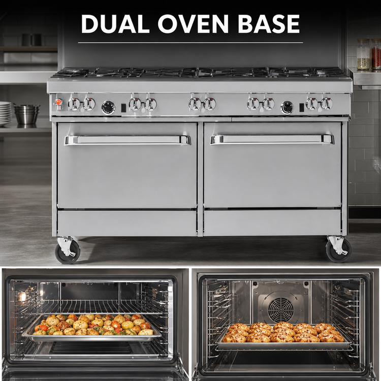 Product image #4 for Southbend Ultimate 60-Inch Gas Restaurant Range with 9 Burners, Standard Oven and Convection Oven