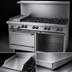 Thumbnail image #4 for Garland G Starfire Pro 60-Inch Gas Restaurant Range with 8 Open Burners, 12-Inch Griddle, Standard Oven, and Storage Base
