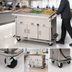 Thumbnail image #4 for Dinex ServeXpress Mobile Electric Hot Food Counter with 3 Sealed Wells