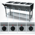 Thumbnail image #4 for Advance Tabco Triumph (Supreme) Electric Hot Food Table, 62-7/16 Inch, 4 Sealed Wells, Open Base, 120V