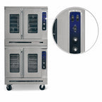Thumbnail image #4 for Imperial (Middleby) PCVE-2 Double-Deck Full-Size Electric Convection Oven, Manual Controls, 5-Pan Capacity per Deck, Stainless Steel