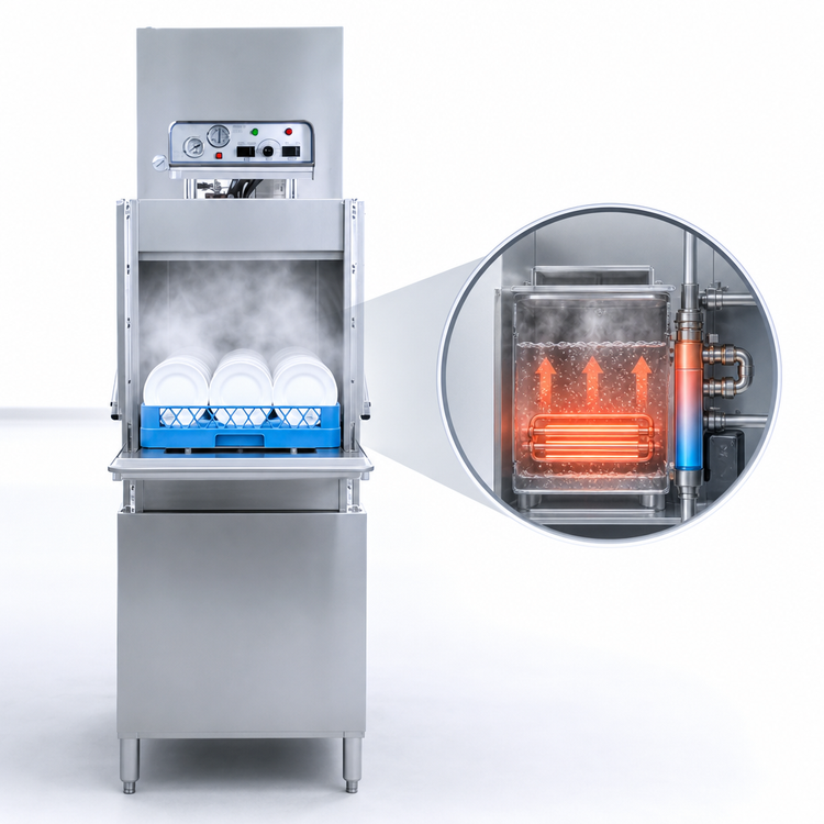 Product image #4 for TempStar® Ventless High-Temperature Door-Type Dishwasher with Energy Recovery