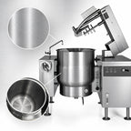 Thumbnail image #4 for Crown ELTM-40 40 Gallon Electric Tilting Kettle Mixer with 2/3 Steam Jacket