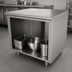 Thumbnail image #4 for Advance Tabco 120-Inch x 24-Inch Stainless Steel Work Table with Open Front Cabinet Base