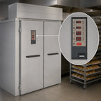 Thumbnail image #4 for Baxter Manufacturing PW2S-40.5"D Double-Wide Roll-In Electric Proofer Cabinet, Stainless Steel, Digital Controls, Open Floor