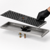 Thumbnail image #4 for Perlick 6000 Series Surface Mount Glass Drainer with Center Rinser