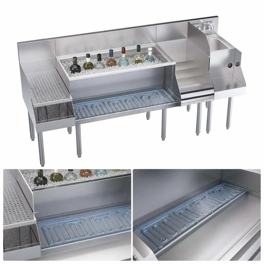 Built-In 10-Circuit Cold Plate