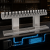 Thumbnail image #4 for Glastender 16-Faucet Countertop Glycol-Cooled 2-Column Bridge Draft Dispensing Tower, Mirror Finish