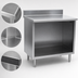 Thumbnail image #4 for Spec-Master OB2448SE-BS Enclosed Work Table — Open Front, 48 Inches W x 24 Inches D, 14-Gauge 304 Stainless Top