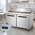Thumbnail image #4 for Arctic Air AST60R Two-Section Stainless Steel Sandwich/Salad Prep Table, 61-1/4 In., 15.5 Cu. Ft.