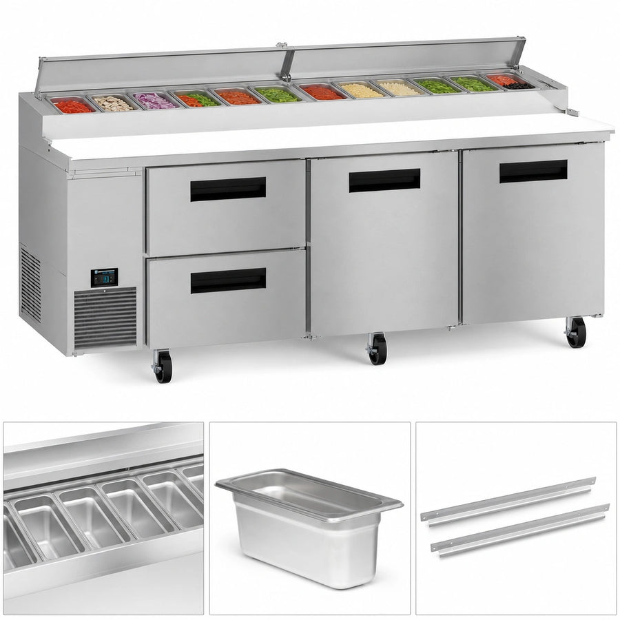 12-Pan Refrigerated Rail