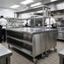 Thumbnail image #3 for Randell RCR-37.5 Modular Chef Service Counter Right Section with Double Overshelf
