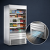 Thumbnail image #4 for Turbo Air 36-Inch Vertical Air Curtain Open Display Merchandiser, 16.5 Cu. Ft., Stainless Steel