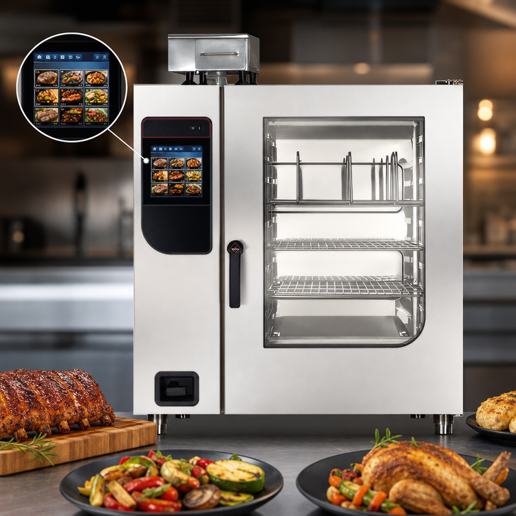 Product image #4 for Henny Penny FlexFusion Platinum Electric Boilerless Combi-Smoker Oven, 10-Pan