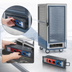 Thumbnail image #4 for Metro C5 3 Series 3/4 Height Mobile Moisture Heated Holding and Proofing Cabinet with Gray Insulation Armour and Clear Polycarbonate Door