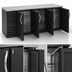 Thumbnail image #4 for Beverage-Air BB72HC-PT-B 72-Inch Three-Section Pass-Thru Back Bar Cooler with Solid Doors