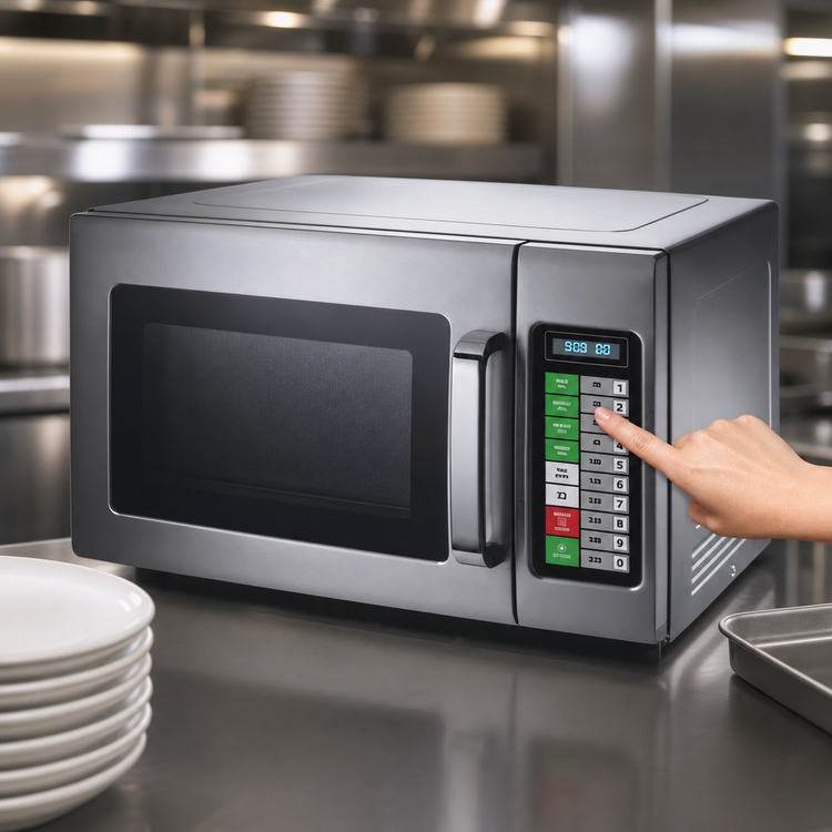 Product image #4 for Spectrum Heavy-Duty Stackable Commercial Microwave Oven, 1.2-1.6 Cu. Ft., 1800W, 208/230V