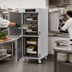 Thumbnail image #4 for Metro C5 8 Series Mobile Full-Height Pass-Thru Heated Holding Cabinet with Touch-Screen Controls, Dutch Doors, and Lip-Load Slides