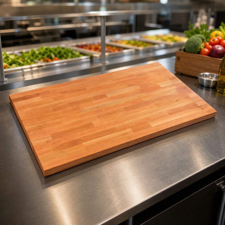 Product image #4 for John Boos Boos Block American Cherry Blended Edge Grain Kitchen Countertop, 60 x 42 x 1-1/2 Inch, Flat