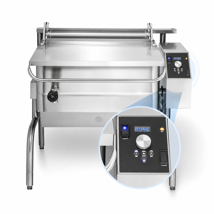 Product image #4 for Groen Electric Braising Pan / Tilt Skillet, 30-Gallon Capacity, Power Tilt, Open Frame Base