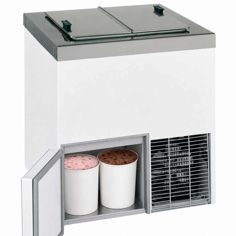 Product image #4 for Master-Bilt DC-4D Chest Ice Cream Dipping Cabinet Freezer, 5 Tub Dip / 2 Tub Storage, 115V