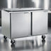 Thumbnail image #4 for Dealer's Choice UST4818-LR 48-Inch Two-Section Mega Top Prep Table Refrigerator with (18) 1/6 Pan Capacity