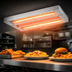 Thumbnail image #4 for Hatco Glo-Ray 54-Inch Double Infrared Strip Heater, Unlighted, Aluminum, 2500W