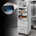 Thumbnail image #4 for Turbo Air PRO Series One-Section Reach-In Refrigerator with Glass Half Door and 2 Drawers