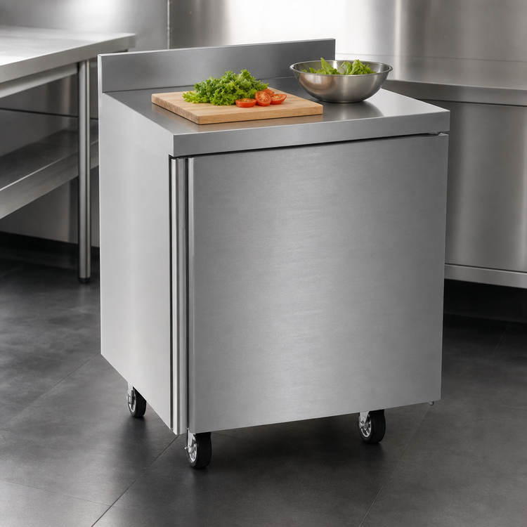 Product image #4 for Delfield ST4532NP One-Section Undercounter Worktop Freezer with 1 Door and 4-Inch Backsplash