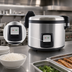 Thumbnail image #4 for Thunder Group Commercial 30-Cup Countertop Electric Rice Cooker/Warmer with Digital Controls