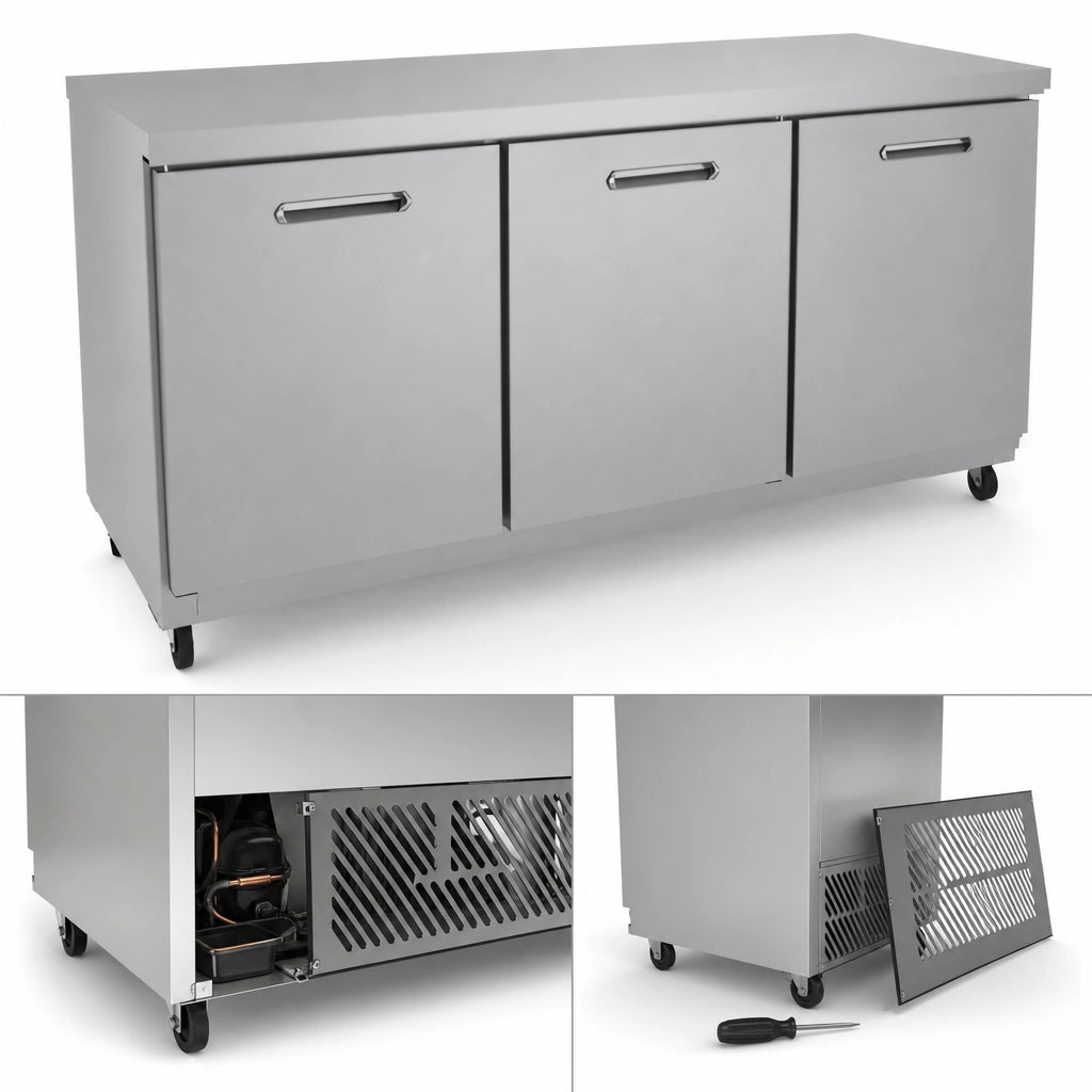 Self-Contained Rear-Bottom Refrigeration