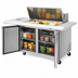 Thumbnail image #4 for Turbo Air Super Deluxe Two-Section Sandwich/Salad Mega Top Prep Table, 18-Pan Opening