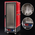 Thumbnail image #4 for Metro C5 3 Series Full Height Heated Holding and Proofing Cabinet with Moisture Module, Red Insulation Armour, Clear Polycarbonate Door, and Fixed Wire Slides
