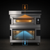 Thumbnail image #4 for Moretti Forni serieS Evolution S105E Modular Electric Pizza Deck Oven with Proofer
