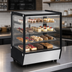 Thumbnail image #4 for Omcan 28-Inch Countertop Square Glass Refrigerated Display Case, 5.12 Cu. Ft., Bottom-Mounted Self-Contained