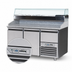 Thumbnail image #4 for Marra Forni Two-Section Refrigerated Pizza Prep Table with Granite Work Surface and 7 x 1/3 Pan Rail
