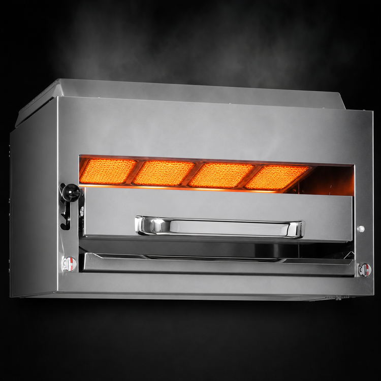 Product image #4 for Southbend Platinum 32-Inch Compact Radiant Gas Salamander Broiler, Riser Mount, 40,000 BTU