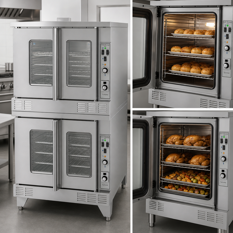 Product image #4 for US Range Summit Series SUME-200 Double-Deck Electric Full-Size Standard-Depth Convection Oven
